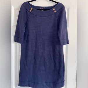 Lilly Pulitzer Women’s Medium Navy Blue Dress with Button Accents